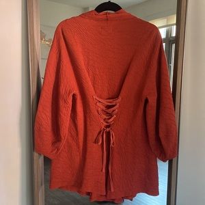 Orange Women’s Anthropologie Cardigan